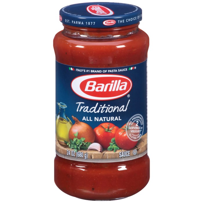 Barilla sauce pasta marinara walmart tomato oz