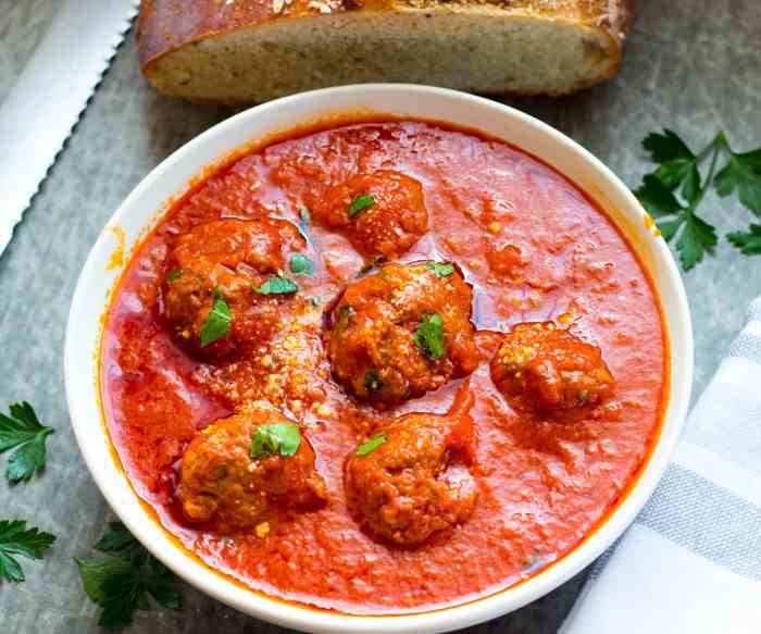 Beef meatball sauce recipe