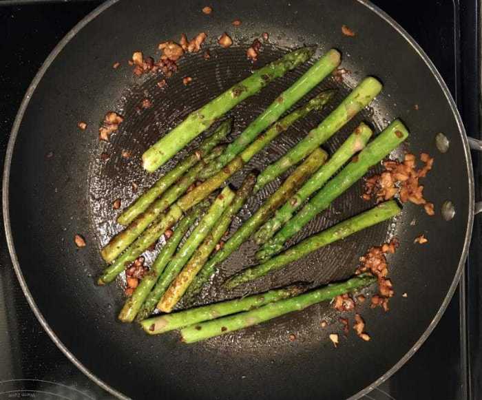 Asparagus with soy sauce recipe